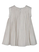 Abito per neonata Michael Kors Kids bianco plissettato - Rubino Kids