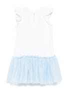 Abito per neonata Monnalisa bianco con stampa grafica x Disney - Rubino Kids