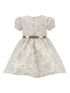 Abito per neonata Monnalisa bianco con stampa Paisley - Rubino Kids