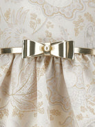 Abito per neonata Monnalisa bianco con stampa Paisley - Rubino Kids