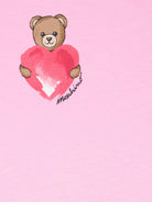 Abito per neonata Moschino Kids rosa con stampa Teddy Bear - Rubino Kids