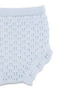 Abito per neonata Paz Rodriguez bianco con dettaglio con punto smock - Rubino Kids