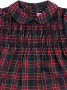 Abito per neonata Pepecè verde con motivo scozzese - Rubino Kids