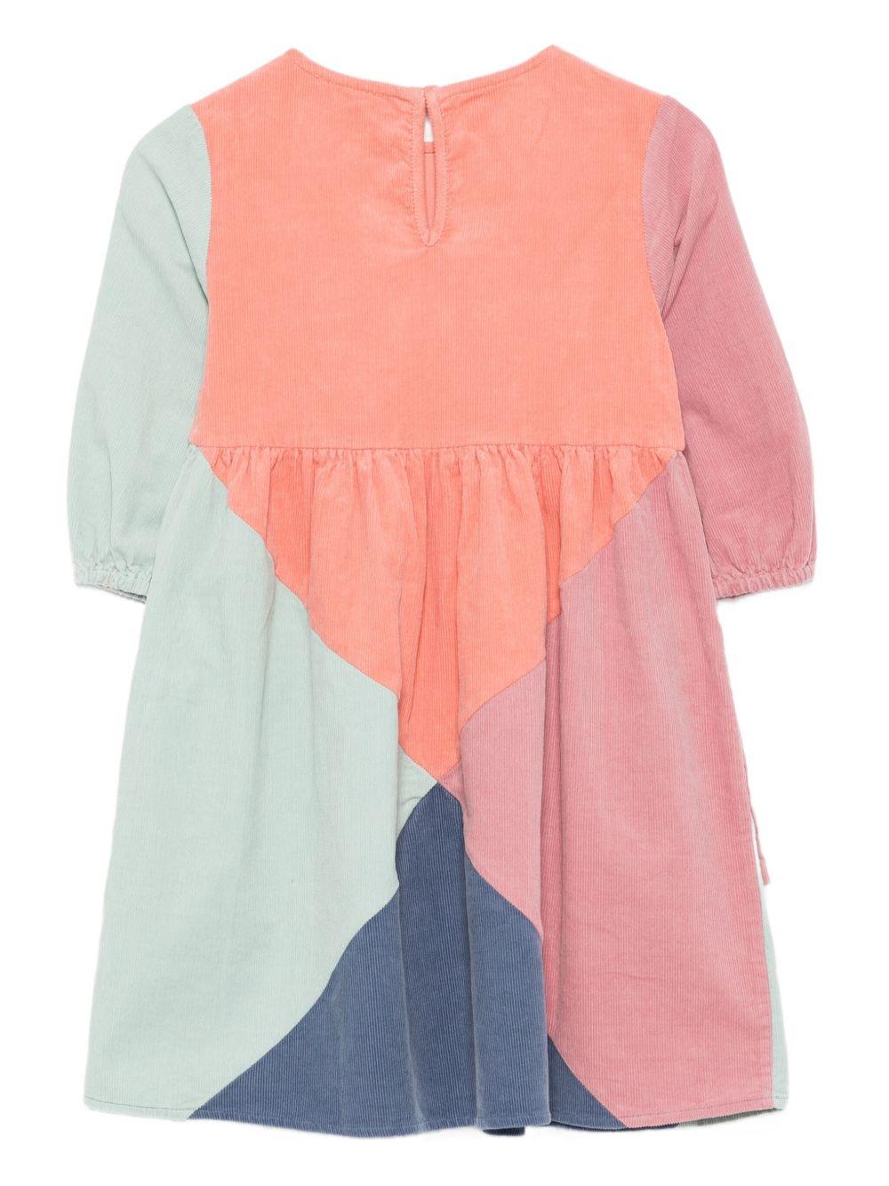 Abito per neonata Stella McCartney Kids multicolor con design color - block - Rubino Kids