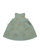 Abito per neonata Stella McCartney Kids verde con motivo a cuori - Rubino Kids