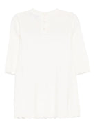 Abito per neonata Tartine Et Chocolat bianco con ricamo a fiori - Rubino Kids