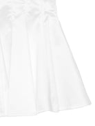 Abito smanicato per bambina Elisabetta Franchi La Mia Bambina bianco con decorazione - Rubino Kids