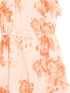 Abito Tallow per bambina ZIMMERMANN Kids arancione con stampa floreale - Rubino Kids