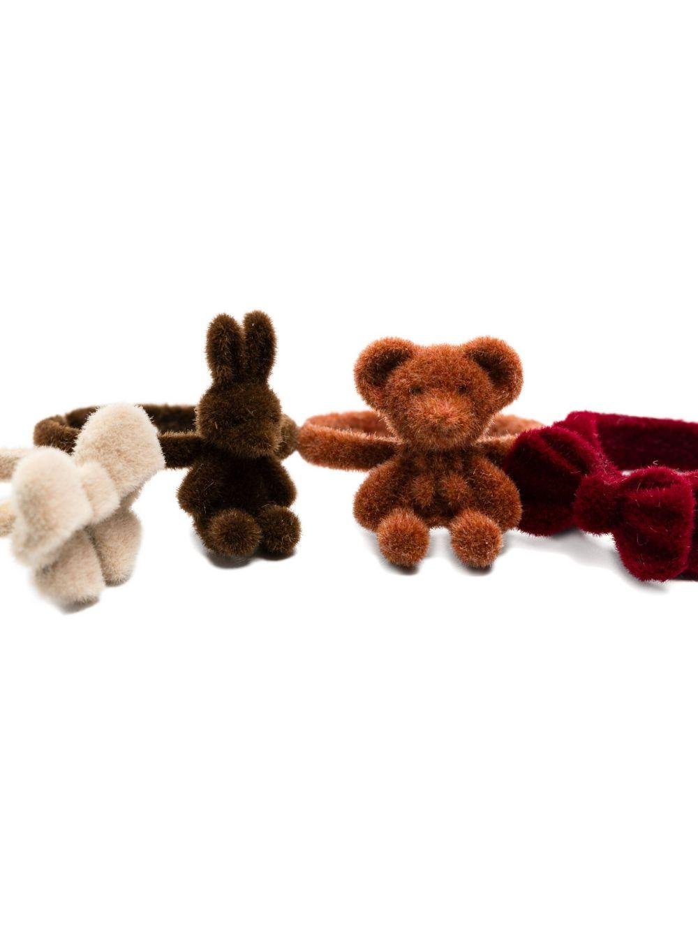 Anelli per bambina Konges Sløjd multicolore con fiocco e animali - Rubino Kids