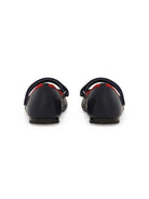 Ballerine DG per bambina Dolce & Gabbana Kids blu con dettaglio fiocco - Rubino Kids