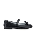 Ballerine Mary Jane per bambina Monnalisa nere con fiocco - Rubino Kids