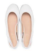 Ballerine per bambina Andrea Montelpare Saint Trope bianche con punta tonda - Rubino Kids