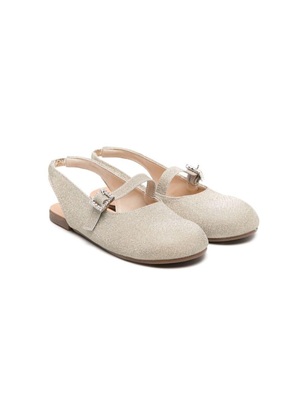 Ballerine per bambina BabyWalker Mary Jane beige con cinturino - Rubino Kids