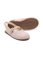 Ballerine per bambina BabyWalker Mary Jane rosa con dettagli glitter - Rubino Kids