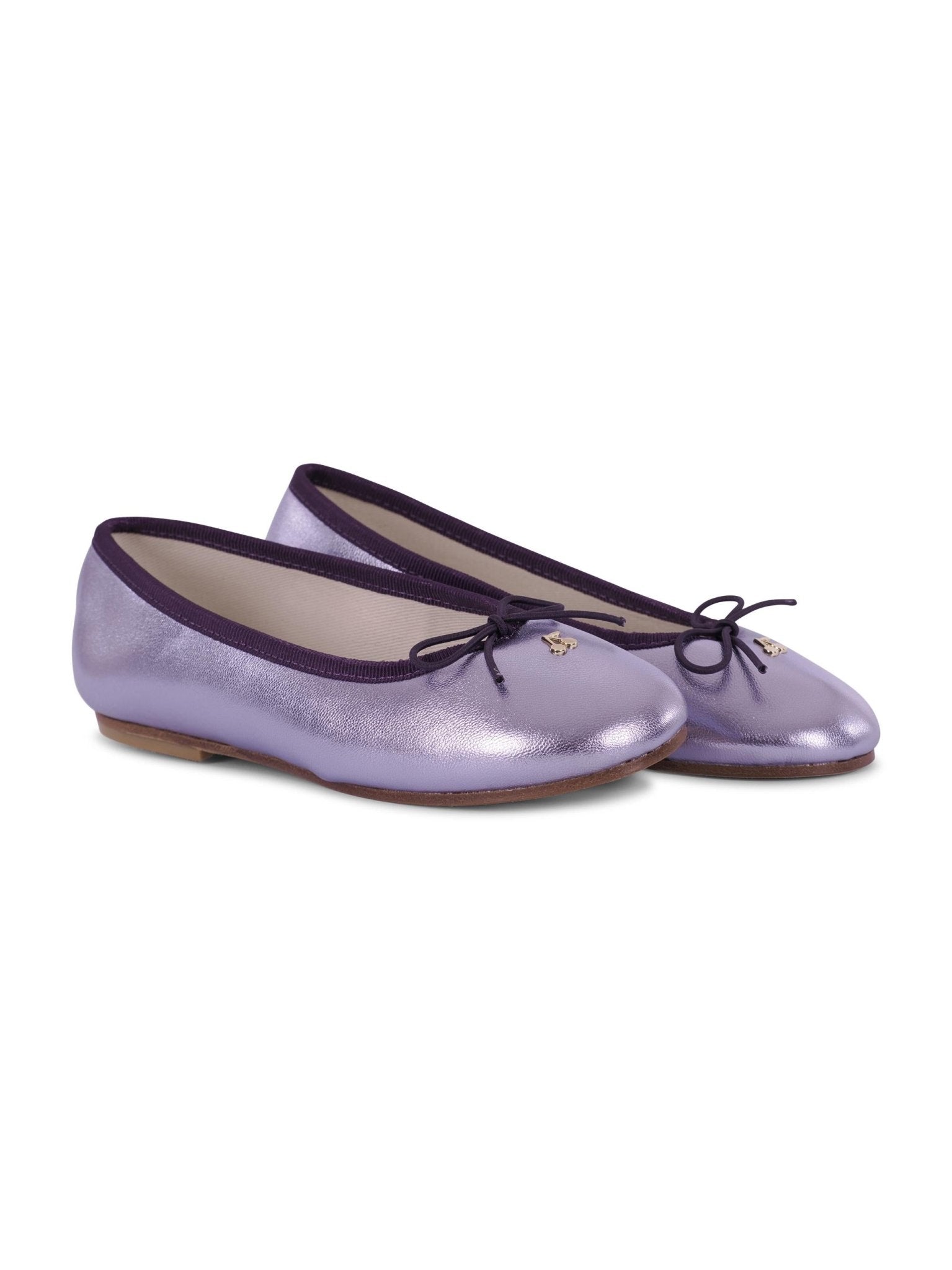 Ballerine per bambina Bonpoint lilla con fiocco - Rubino Kids