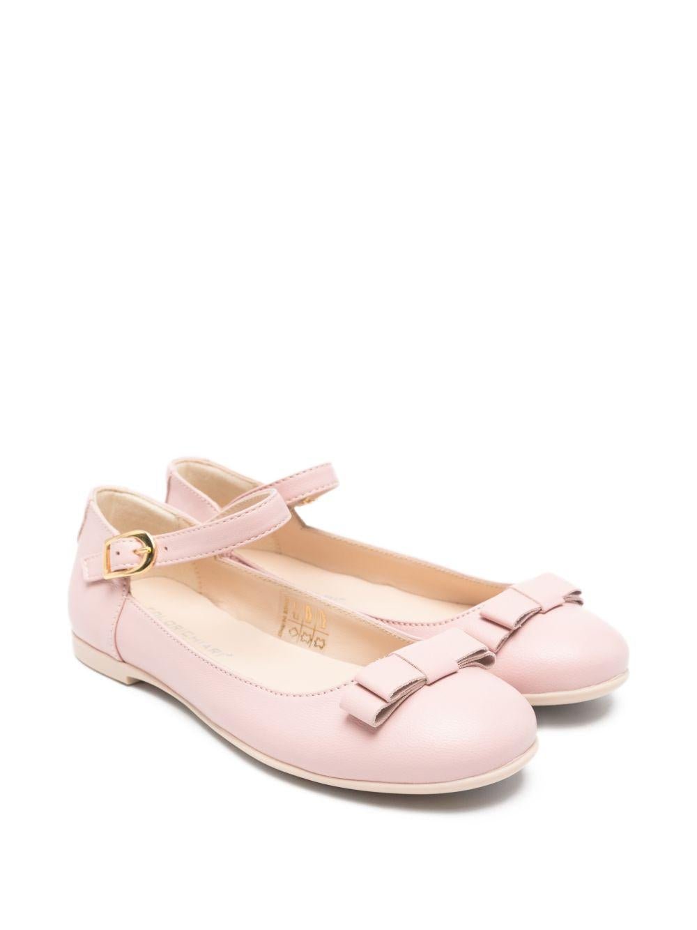 Ballerine per bambina Colorichiari rosa con fiocco sul davanti - Rubino Kids