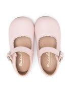 Ballerine per bambina Eli1957 rosa in pelle con cinturino con fibbia - Rubino Kids
