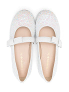 Ballerine per bambina Florens bianco con logo fiocco - Rubino Kids