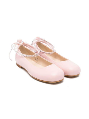 Ballerine per bambina Florens rosa con strass