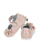 Ballerine per bambina Monnalisa rosa con dettaglio fiocco - Rubino Kids