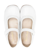 Ballerine per bambina Tartine Et Chocolat bianco con cinturino - Rubino Kids