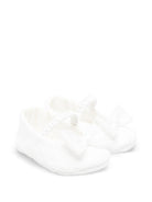 Ballerine per neonata Colorichiari bianche con fiocco - Rubino Kids