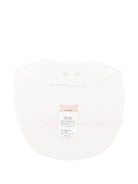 Bavaglino per neonata Elisabetta Franchi La Mia Bambina bianco con fiocco - Rubino Kids