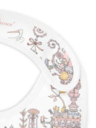 Bavaglino per neonati Atelier Choux bianco con stampa - Rubino Kids