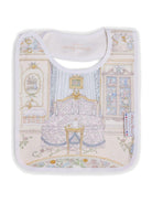 Bavaglino per neonati Atelier Choux bianco con stampa - Rubino Kids