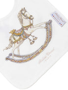 Bavaglino per neonati Atelier Choux bianco con stampa - Rubino Kids