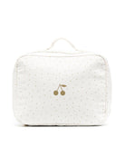 Beautycase per neonati Bonpoint bianca con logo sul davanti - Rubino Kids