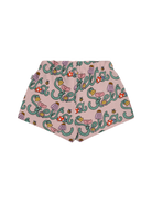 Bermuda per bambina Stella McCartney Kids rosa con stampa grafica all - over - Rubino Kids