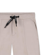 Bermuda per bambino Karl Lagerfeld Kids beige con coulisse - Rubino Kids