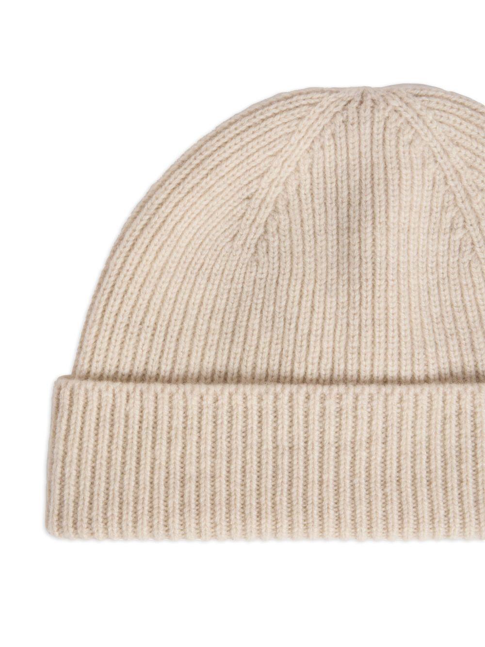 Berretto Darbo per bambina Bonpoint beige in cashmere - Rubino Kids