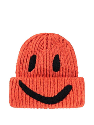 Kim Molo orange hat for girls with embroidered design