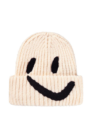 Berretto Kim per bambina Molo beige con design ricamato