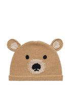 Berretto per bambina Burberry Kids beige con motivo Thomas Bear - Rubino Kids