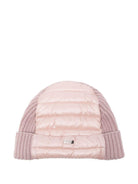 Berretto per bambina Herno Kids rosa con inserti trapuntati - Rubino Kids
