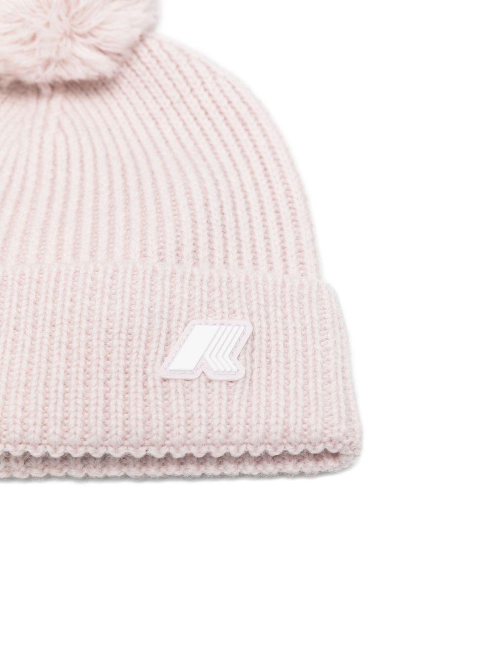 Berretto per bambina K - Way Kids rosa con pompon - Rubino Kids