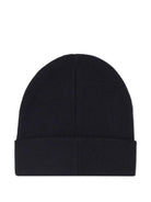 Berretto per bambini DKNY Kids nero con applicazione con logo - Rubino Kids