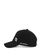 Berretto per bambini Karl Lagerfeld Kids nero con dettaglio logo - Rubino Kids