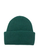 Berretto per bambini MC2 Saint Barth Kids verde con toppa con logo - Rubino Kids