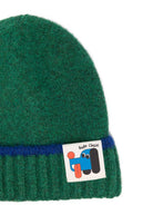 Berretto per bambino Bobo Choses verde con applicazione con logo - Rubino Kids
