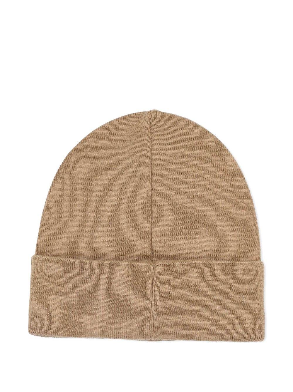 Berretto per bambino Boss Kids beige con ricamo - Rubino Kids