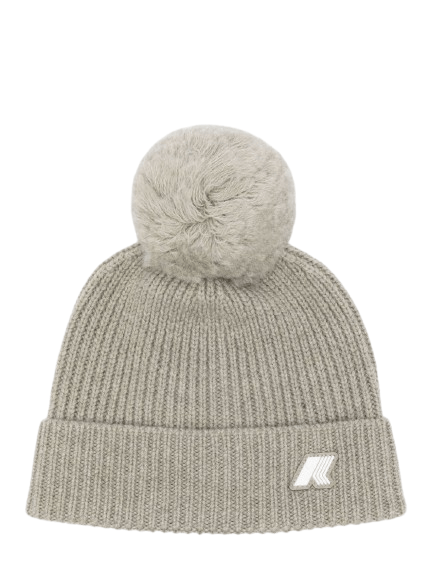 Berretto per bambino K - Way Kids beige con pompon - Rubino Kids