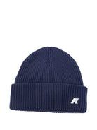 Berretto per bambino K - Way Kids blu con toppa con logo - Rubino Kids