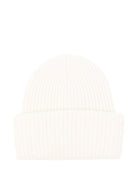 Berretto per bambino MC2 Saint Barth Kids bianco con toppa con logo - Rubino Kids