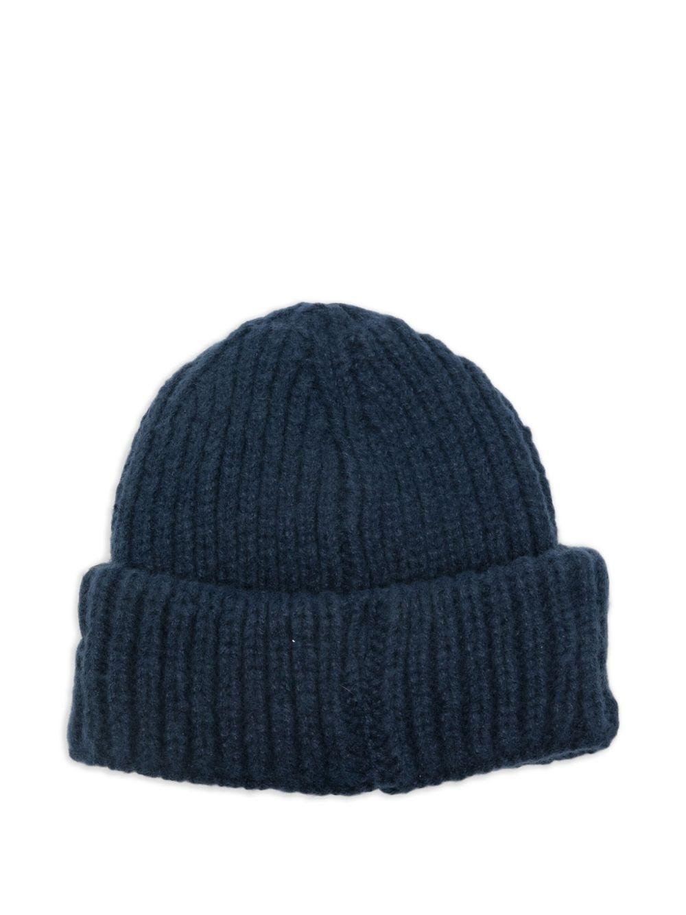 Berretto per bambino Molo blu con motivo faccina sorridente - Rubino Kids