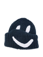 Berretto per bambino Molo blu con motivo faccina sorridente - Rubino Kids