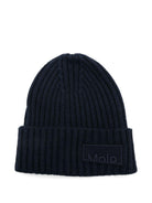 Berretto per bambino Molo blu con toppa con logo - Rubino Kids